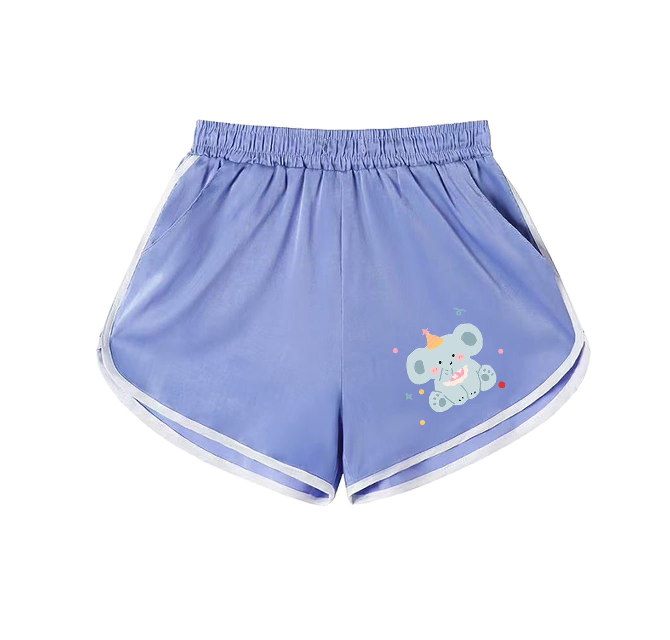 Shorts décontractés pour femmes en pur coton avec motifs personnalisés et imprimés mignons