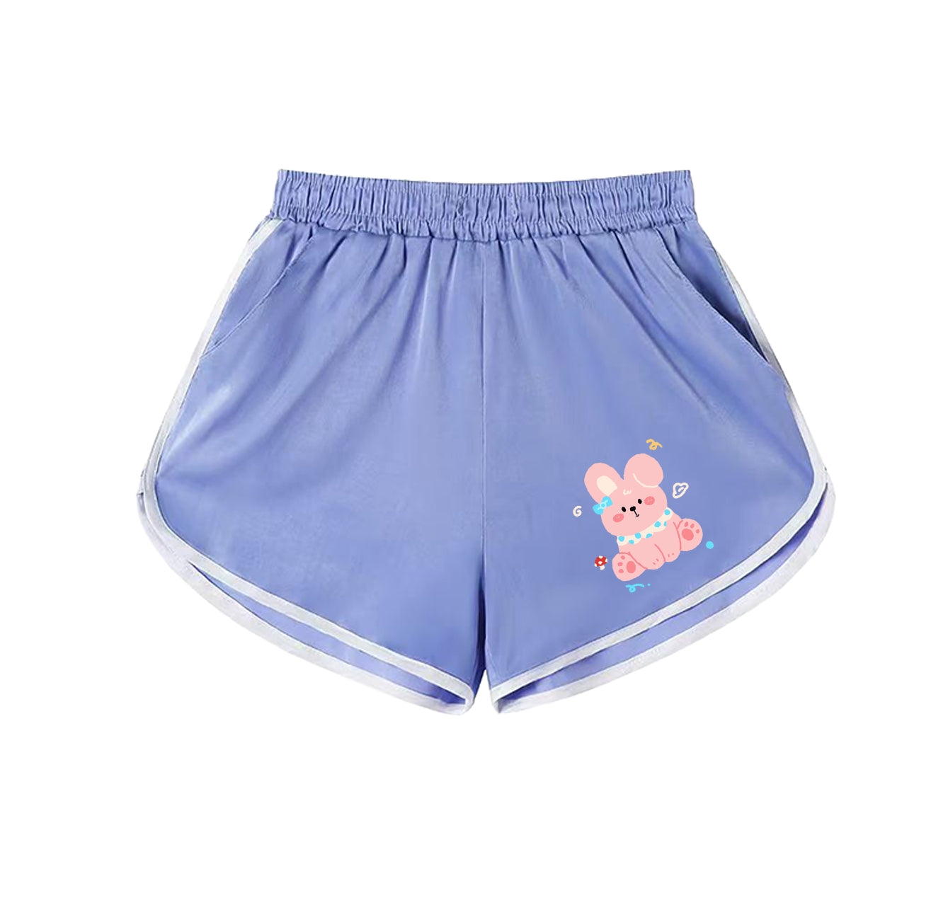 Shorts décontractés pour femmes en pur coton avec motifs personnalisés et imprimés mignons